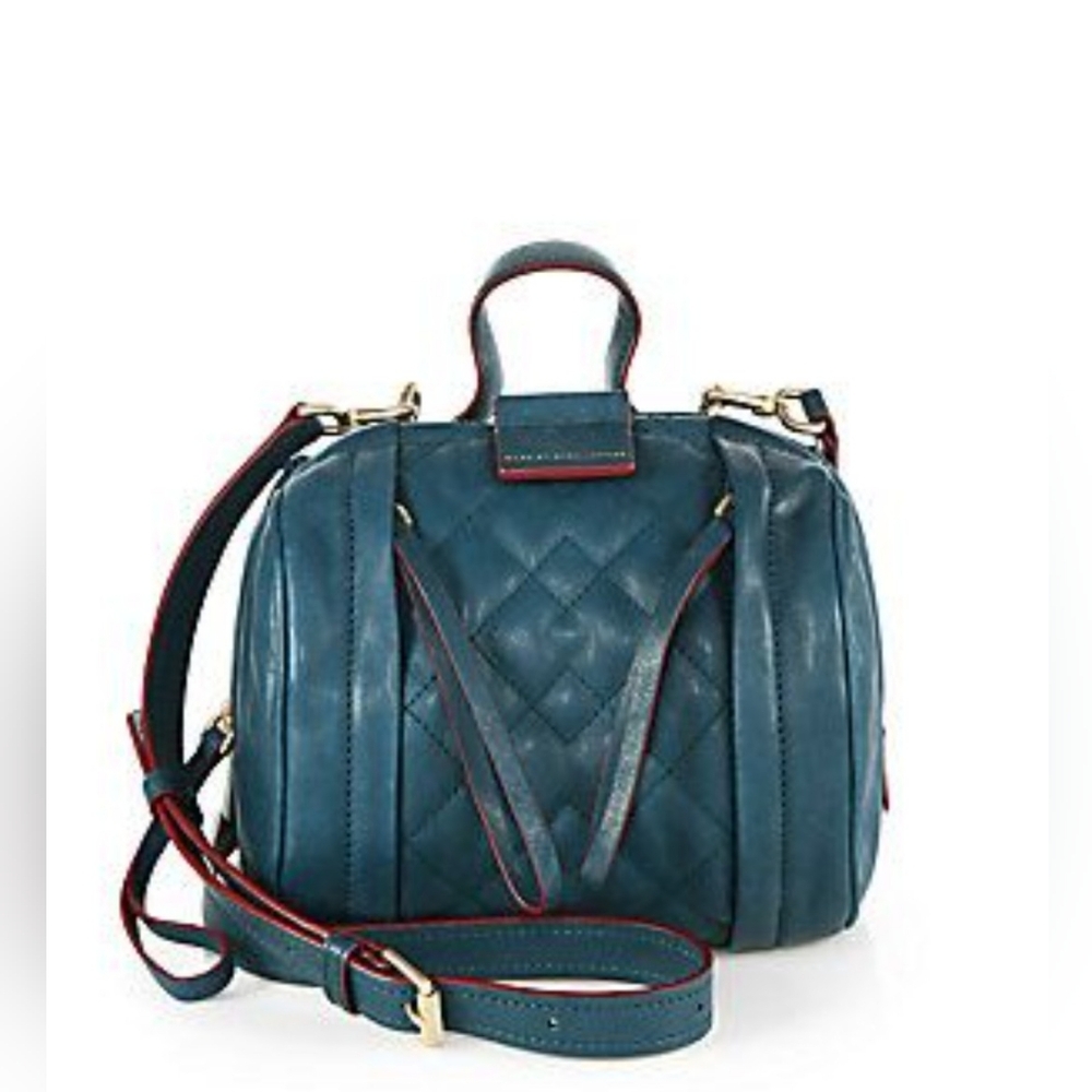 Marc Jacobs Quilted Barrel Moto Bag